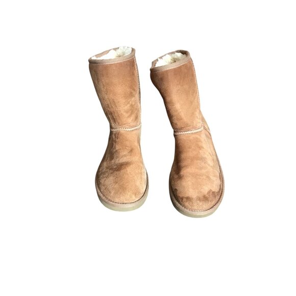 UGG Chestnut Brown Mid Calf Boots - Picture 1 of 8